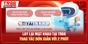 Lấy Lại Mật Khẩu Tại TR88 - Thao Tác Đơn Giản Với 2 Phút